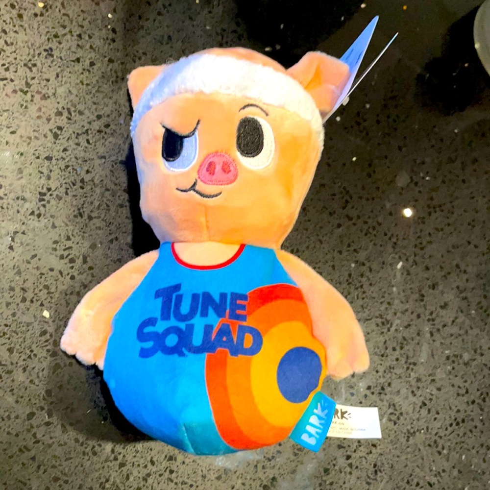 🎉🐾HP‼️🎉🐶🐷🛸🚀NWT space jam porky pig dog toy